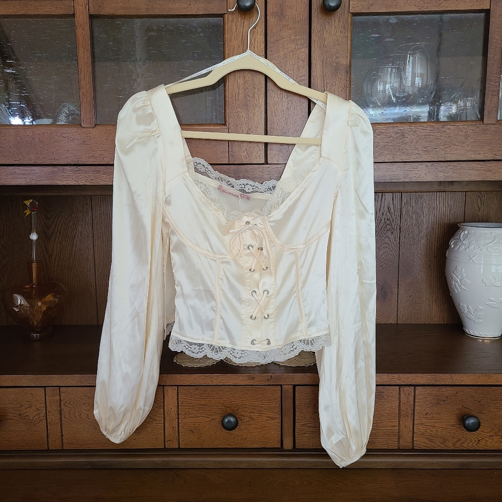 ASOS Skylar Rose Milkmaid Corset Top
